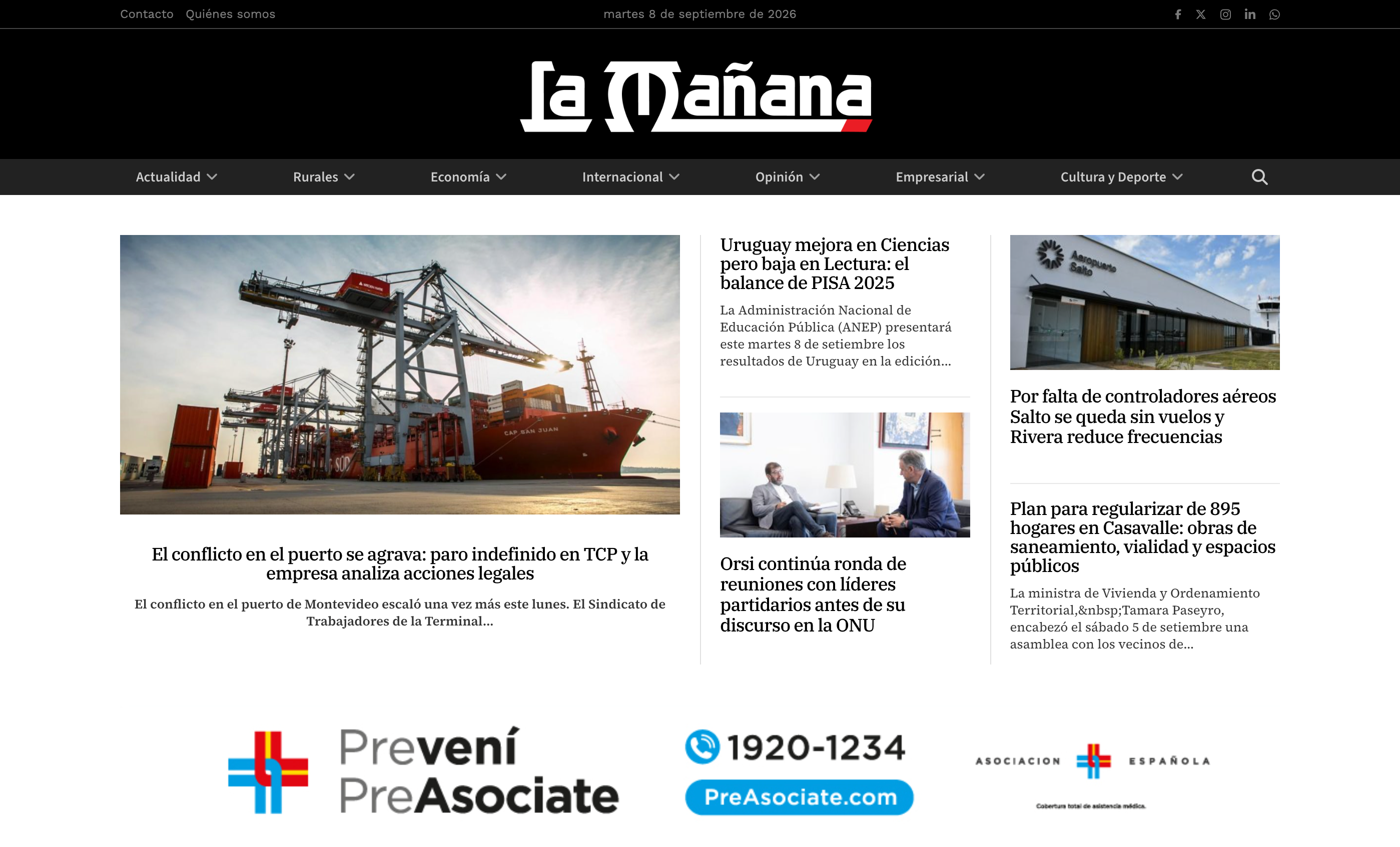 La Mañana Newspaper Redesign